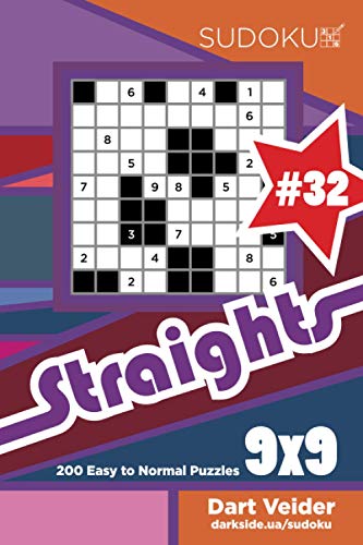 Sudoku Straights - 200 Easy to Normal Puzzles 9x9 (Volume 32) von Independently published