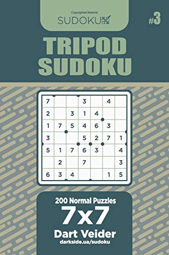 Tripod Sudoku - 200 Normal Puzzles 7x7 (Volume 3)