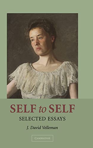 Self to Self: Selected Essays von Cambridge University Press
