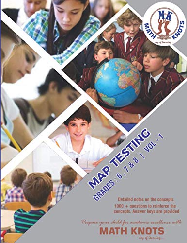 MAP Testing: Workbook Grades: 6-8 Vol -1 (Test Prep Series)