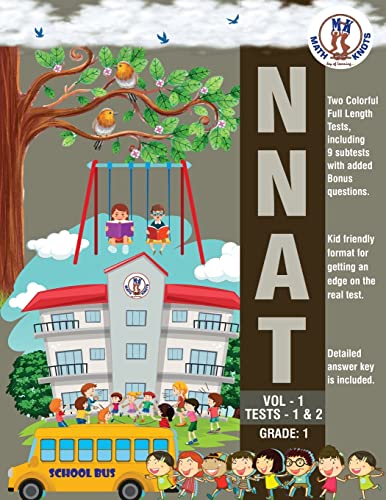 NNAT - Grade 1 - VOL - 1 - TESTS - 1 & 2 (Critical Thinking Practice)