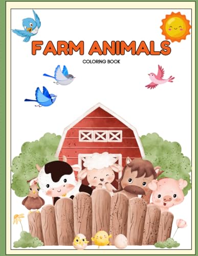 Farm Animals: Coloring Book