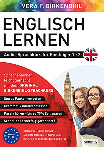 Englisch lernen für Einsteiger 1+2 (ORIGINAL BIRKENBIHL): Audio-Sprachkurs auf 3 CDs inkl. Download