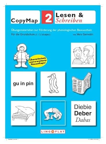 CopyMap 2: Übungsmaterialien zur Förderung der phonologischen Bewusstheit 2: Lesen & Schreiben. Für die Grundschule (1. / 2. Schuljahr) von Lingoplay