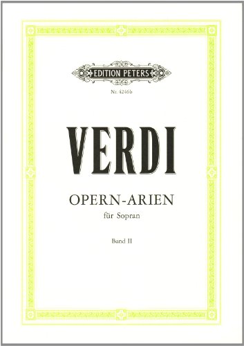 Arienalben (deutsch/italienisch) für Sopran, Klavier und Gesang.Bd.2