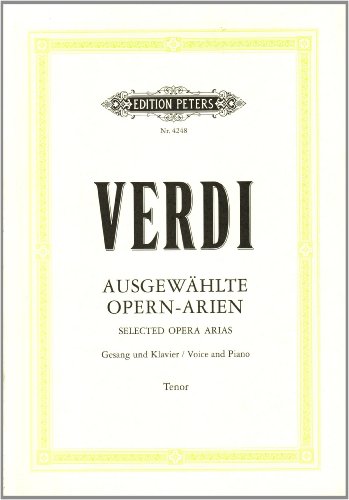 Arienalben (deutsch/italienisch) für Tenor, Klavier und Gesang