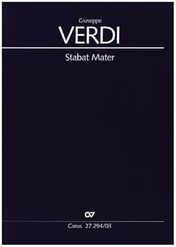 Stabat Mater, Klavierauszug Stabat Mater, Klavierauszug