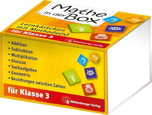 Mathe in der Box – Lernkärtchen mit Methode(n), Klasse 3