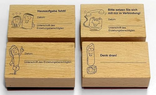 Das Grundschul-Kontaktstempel-Set: Elternkontakt kinderleicht - mit 4 ansprechenden Stempeln (1. bis 4. Klasse) von Auer Verlag i.d.AAP LW