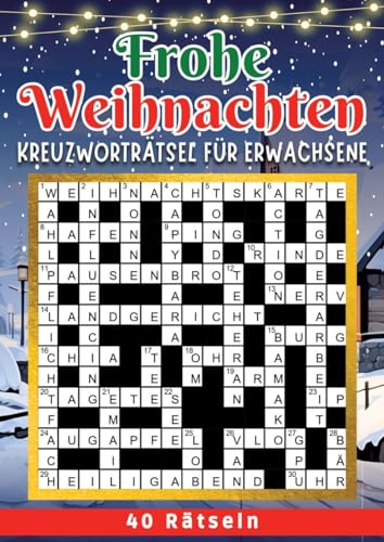 Frohe Weihnachten - Kreuzworträtsel: Großdruck Kreuzworträtsel Frohe Weihnachten - Kreuzworträtsel: Großdruck Kreuzworträtsel von tredition