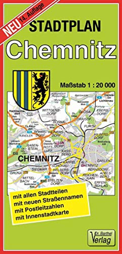 Stadtplan Chemnitz: Maßstab 1:20000