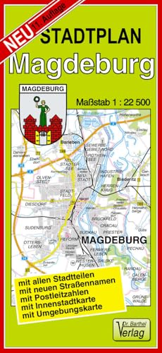 Stadtplan Magdeburg: Maßstab 1:22500 Stadtplan Magdeburg: Maßstab 1:22500
