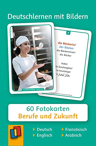 Berufe und Zukunft: 60 Fotokarten auf Deutsch, Englisch, Französisch und Arabisch (Deutschlernen mit Bildern)