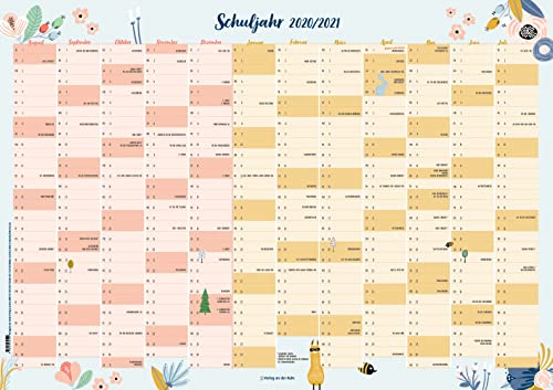 Der Schuljahres-Wandkalender 2020/2021 von Verlag An Der Ruhr