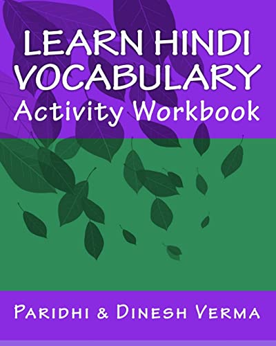 Learn Hindi Vocabulary Activity Workbook (Bilingual English Hindi Learning Workbooks) von CREATESPACE