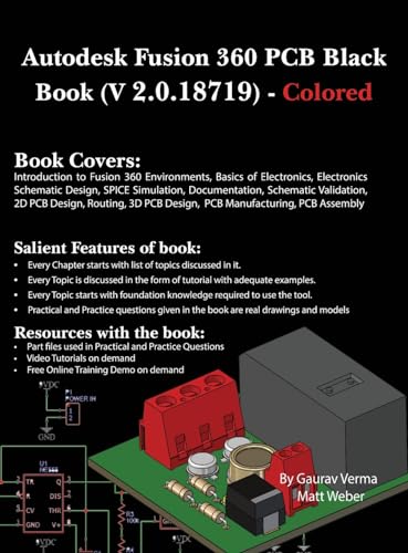 Autodesk Fusion 360 PCB Black Book (V 2.0.18719): (Colored) von CADCAMCAE Works