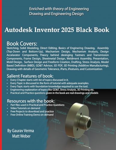 Autodesk Inventor 2025 Black Book Autodesk Inventor 2025 Black Book von CADCAMCAE Works