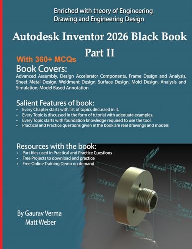 Autodesk Inventor 2026 Black Book Part II von CADCAMCAE Works