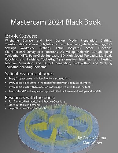 Mastercam 2024 Black Book von CADCAMCAE Works