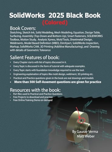 SolidWorks 2025 Black Book: (Colored) von CADCAMCAE Works