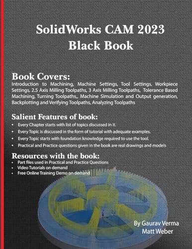 SolidWorks CAM 2023 Black Book von CADCAMCAE Works
