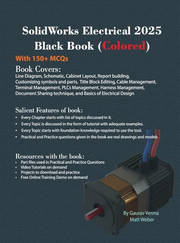 SolidWorks Electrical 2025 Black Book: (Colored) von CADCAMCAE Works