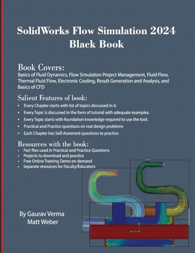 SolidWorks Flow Simulation 2024 Black Book von CADCAMCAE Works