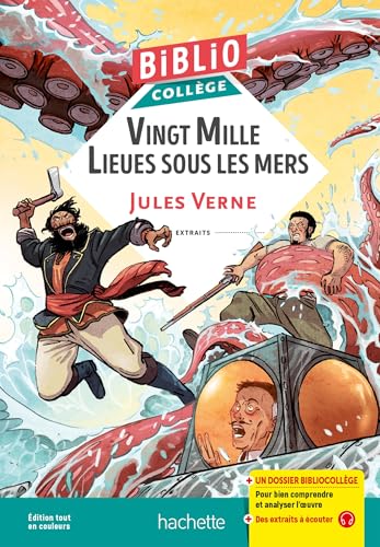 BiblioCollège - Vingt mille lieues sous les mers, Verne von HACHETTE EDUC