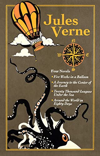 Jules Verne: Five Weeks in a Balloon / A Journey to the Center of the Earth / Twenty-Thousand Leagues Under the Sea / Around the World in Eighty DayS (Leather-bound Classics)
