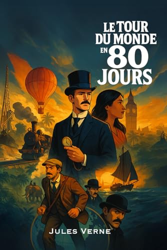 Le tour du monde en 80 jours: Edition illustrée et annotée Le tour du monde en 80 jours: Edition illustrée et annotée von Independently published