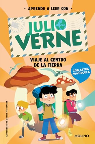 Aprende a leer con Julio Verne - Viaje al centro de la Tierra: Con letra MAYÚSCULA (Peques, Band 4) von Molino