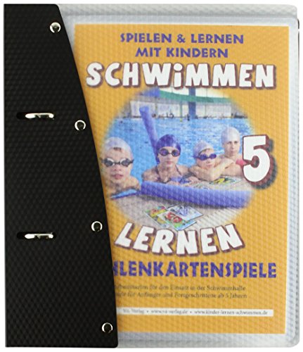 Schwimmen lernen 5: Zahlenkartenspiele, laminiert: Ratgeber für Eltern, Lehrer- und Trainer*innen von VA-Verlag