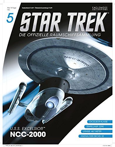 Star Trek - Die offizielle Raumschiffsammlung #5 - USS Excelsior NCC-2000 (Raumschiff & Magazin)