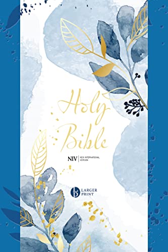 NIV Larger Print Blue Soft-tone Bible with Zip von John Murray Publishers Ltd
