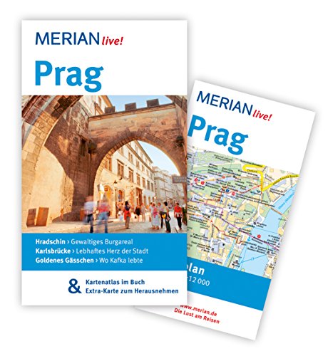 MERIAN live! Reiseführer Prag: MERIAN live! - Mit Kartenatlas im Buch und Extra-Karte zum Herausnehmen