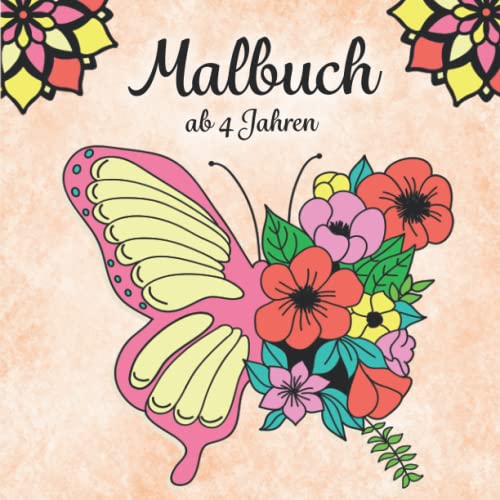 Malbuch ab 4 Jahren: Das Natur-Ausmalbuch für Kinder zum Kreativ werden. Das perfekte Geschenk für Mädchen und Jungen. von Creator Vibes