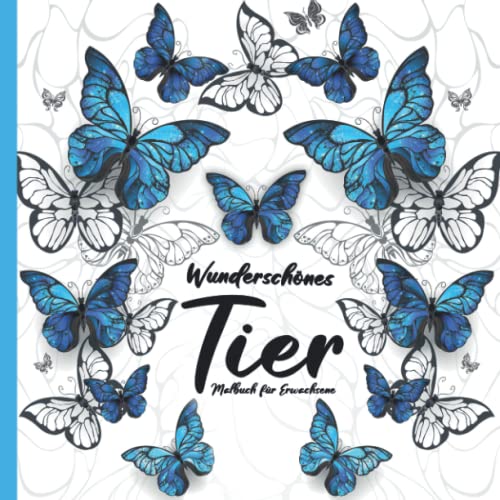 Wunderschönes Tier Malbuch für Erwachsene: Die zauberhafte Tierwelt mit über 45 Motiven zum selbst Ausmalen. Eine perfekte Geschenkidee für Erwachsene und Jugendliche. von Creator Vibes