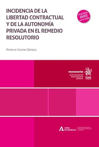 Incidencia de la libertad contractual y de la autonomía privada en el remedio resolutorio (Monografías) von Editorial Tirant lo Blanch