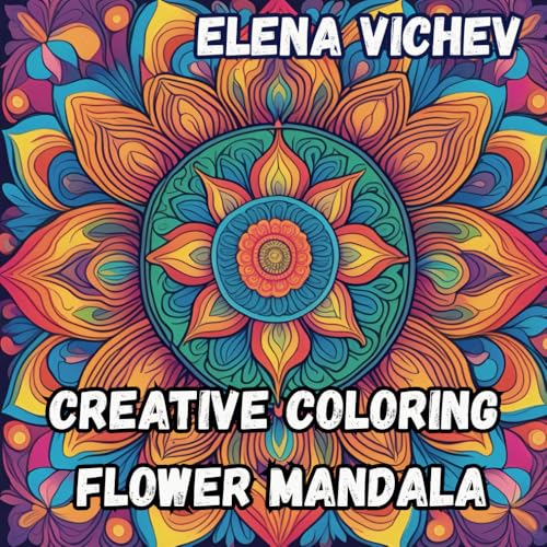 Mandala Flowers Coloring Book for Adults: Beginner-Friendly Stress Relieving Floral Patterns for Relaxation & Art Therapy: Mandala Flowers Coloring Book for Adults von Independently published