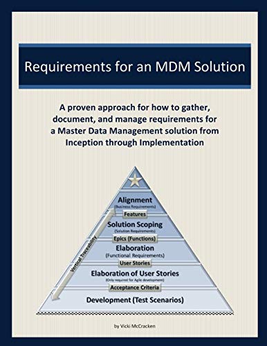 Requirements for an MDM Solution: A proven approach for how to gather, document, and manage requirements for a Master Data Management solution from Inception through Implementation von CREATESPACE