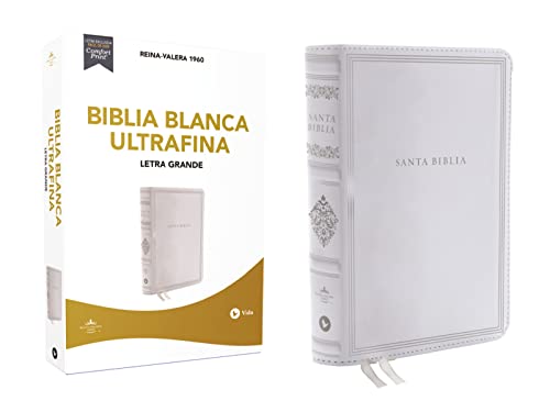 RVR60, Santa Biblia, Ultrafina, Letra Grande, Bodas, Bautismo, Presentación/Dedicación y Cumpleaños, Leathersoft, Blanco, Comfort Print: Biblia Blanca ... presentation, dedication and birthdays RVR60, Santa Biblia, Ultrafina, Letra Grande, Bodas, Bautismo, Presentación/Dedicación y Cumpleaños, Leathersoft, Blanco, Comfort Print: Biblia Blanca ... presentation, dedication and birthdays