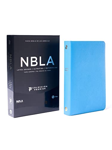 NBLA, Santa Biblia, Ultrafina, Colección Premier, Letra grande, Piel de cabra, Azul: Edición Limitada NBLA, Santa Biblia, Ultrafina, Colección Premier, Letra grande, Piel de cabra, Azul: Edición Limitada