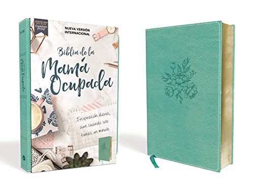 NVI, Biblia de la Mamá Ocupada, Leathersoft, Turquesa, Palabras de Jesús en Rojo, Comfort Print: Inspiración diaria aun cuando solo tienes un minuto NVI, Biblia de la Mamá Ocupada, Leathersoft, Turquesa, Palabras de Jesús en Rojo, Comfort Print: Inspiración diaria aun cuando solo tienes un minuto