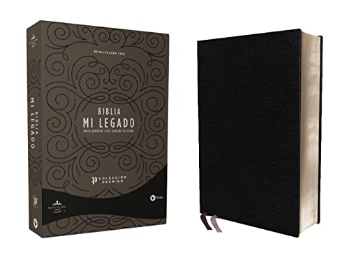 RVR60, Santa Biblia Mi Legado, Colección Premier, Piel genuina de cabra, Negro, Una Columna, Interior a dos colores, Comfort Print: Reina Valera 1960 ... Negro, Una Columna, Interior a Dos Colores RVR60, Santa Biblia Mi Legado, Colección Premier, Piel genuina de cabra, Negro, Una Columna, Interior a dos colores, Comfort Print: Reina Valera 1960 ... Negro, Una Columna, Interior a Dos Colores