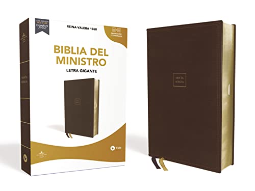 RVR60, Biblia del Ministro, Letra gigante, Leathersoft, Café, Palabras de Jesús en Rojo, Comfort Print: Reina Valera 1960 Biblia Del Ministro, ... Bible, Leathersoft, Coffee, Red Letter RVR60, Biblia del Ministro, Letra gigante, Leathersoft, Café, Palabras de Jesús en Rojo, Comfort Print: Reina Valera 1960 Biblia Del Ministro, ... Bible, Leathersoft, Coffee, Red Letter