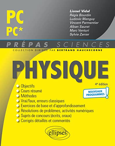 Physique PC/PC* - Programme 2022 (Prépas Sciences)