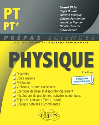 Physique PT/PT* - Programme 2022 (Prépas Sciences)