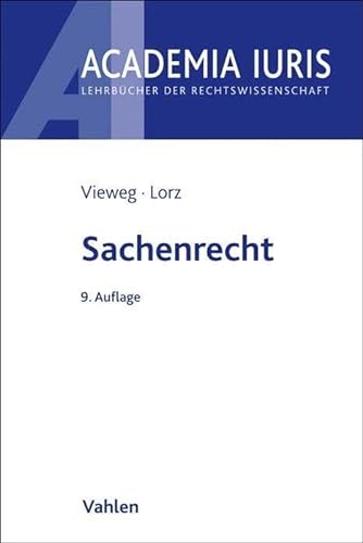 Sachenrecht (Academia Iuris) von Vahlen Franz GmbH