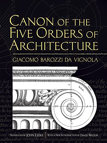 Canon of the Five Orders of Architecture (Dover Books on Architecture) von Dover Publications Inc.