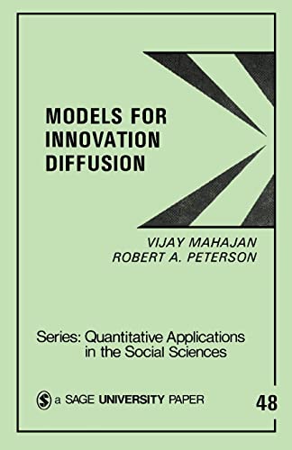 MAHAJAN: MODELS FOR INNOVATION DIFFUSION (P) (PAPER) (Quantitative Applications in the Social Sciences, 48, Band 48)